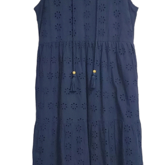NWT Sweet Magnolia Women's Sleeveless Eyelet Dress Size S - Picture 5 of 10
